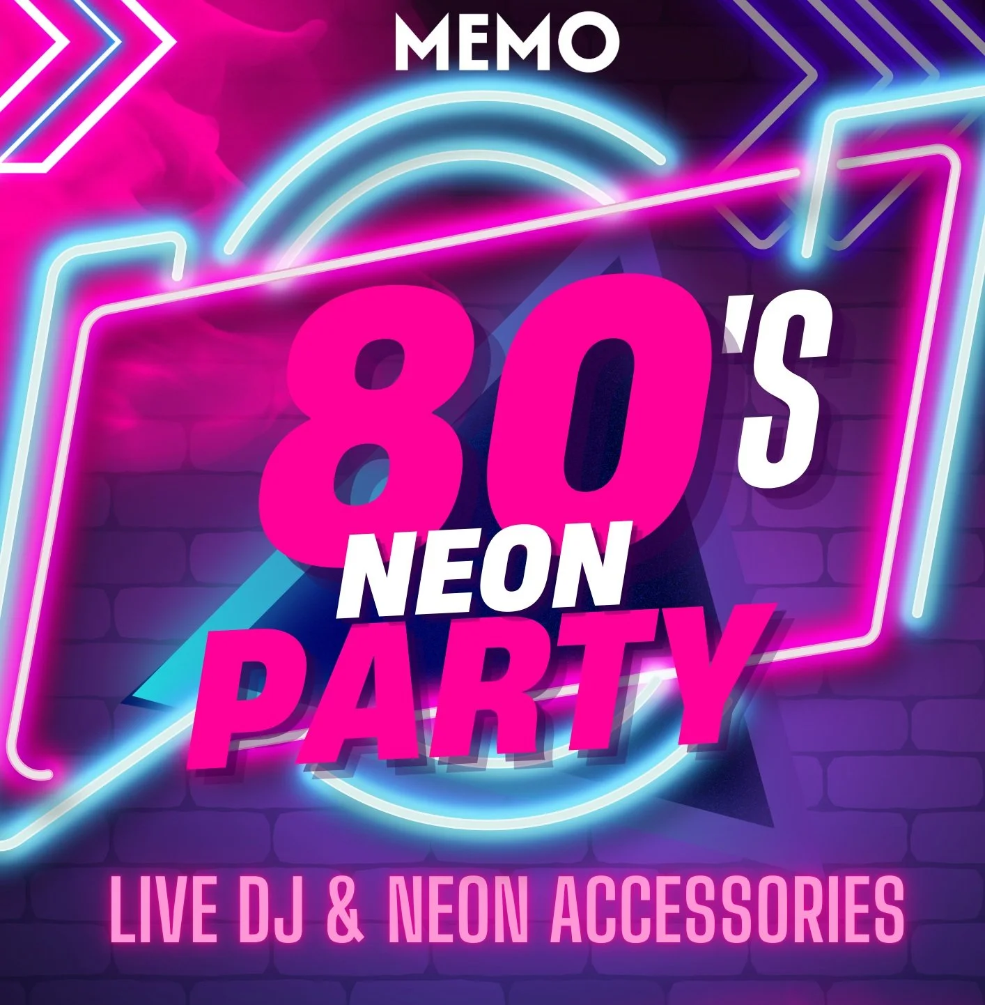 Bank Holiday 80's Neon Party — Newbridge Memo